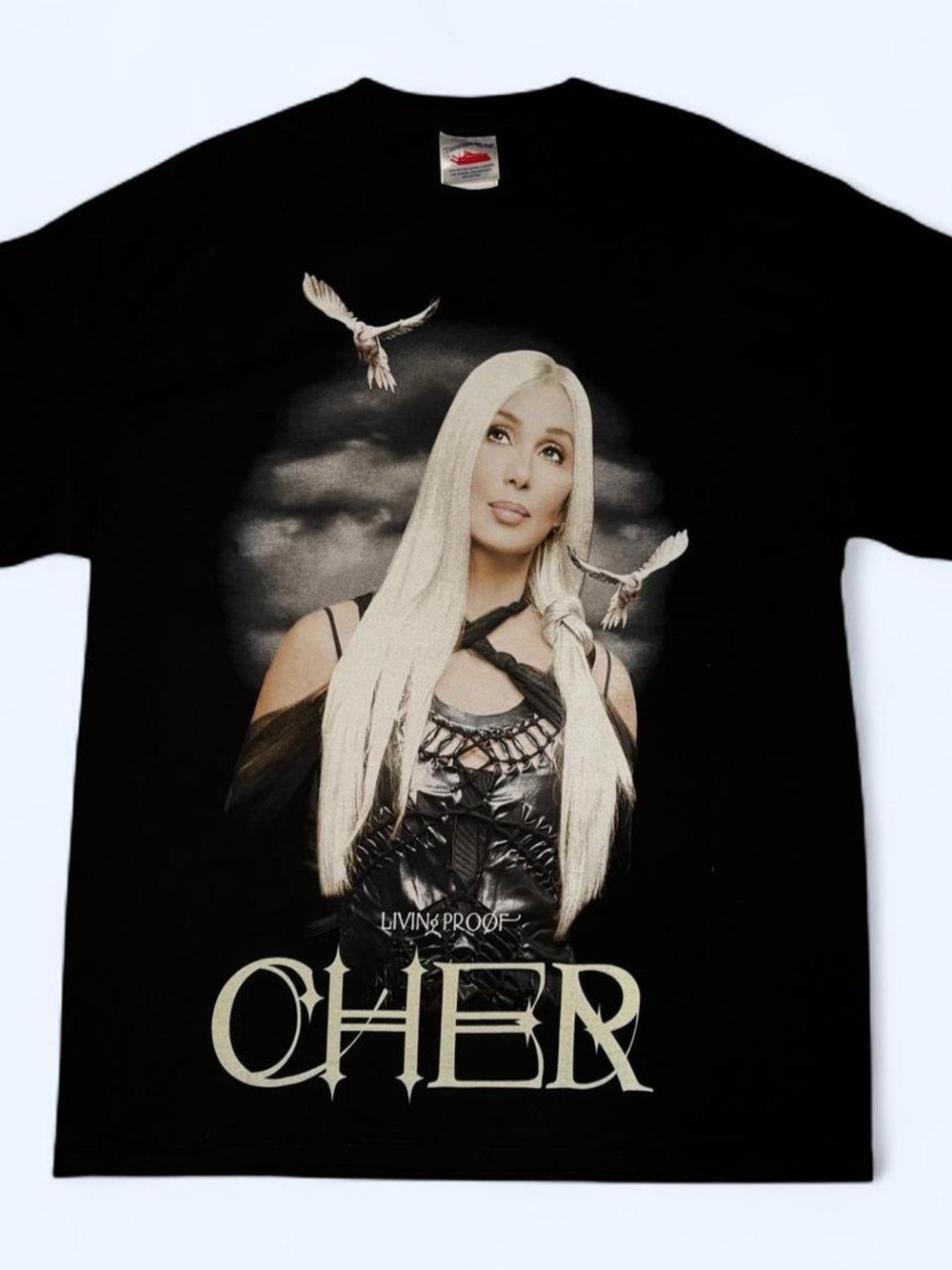 Vintage 2003 Cher Living Proof Farewell Tour T-Shirt Tennessee River Large